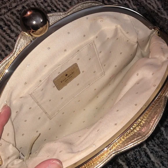 RARE! kate spade Kenessa Peacock Lane Clutch - Picture 9 of 16